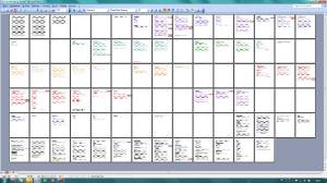 Handlungsplan Roman Seitenüberblick Textverarbeitung