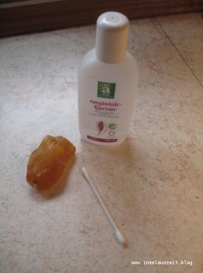 Naturbernstein oder künstlich – Test mit Nagellackentferner